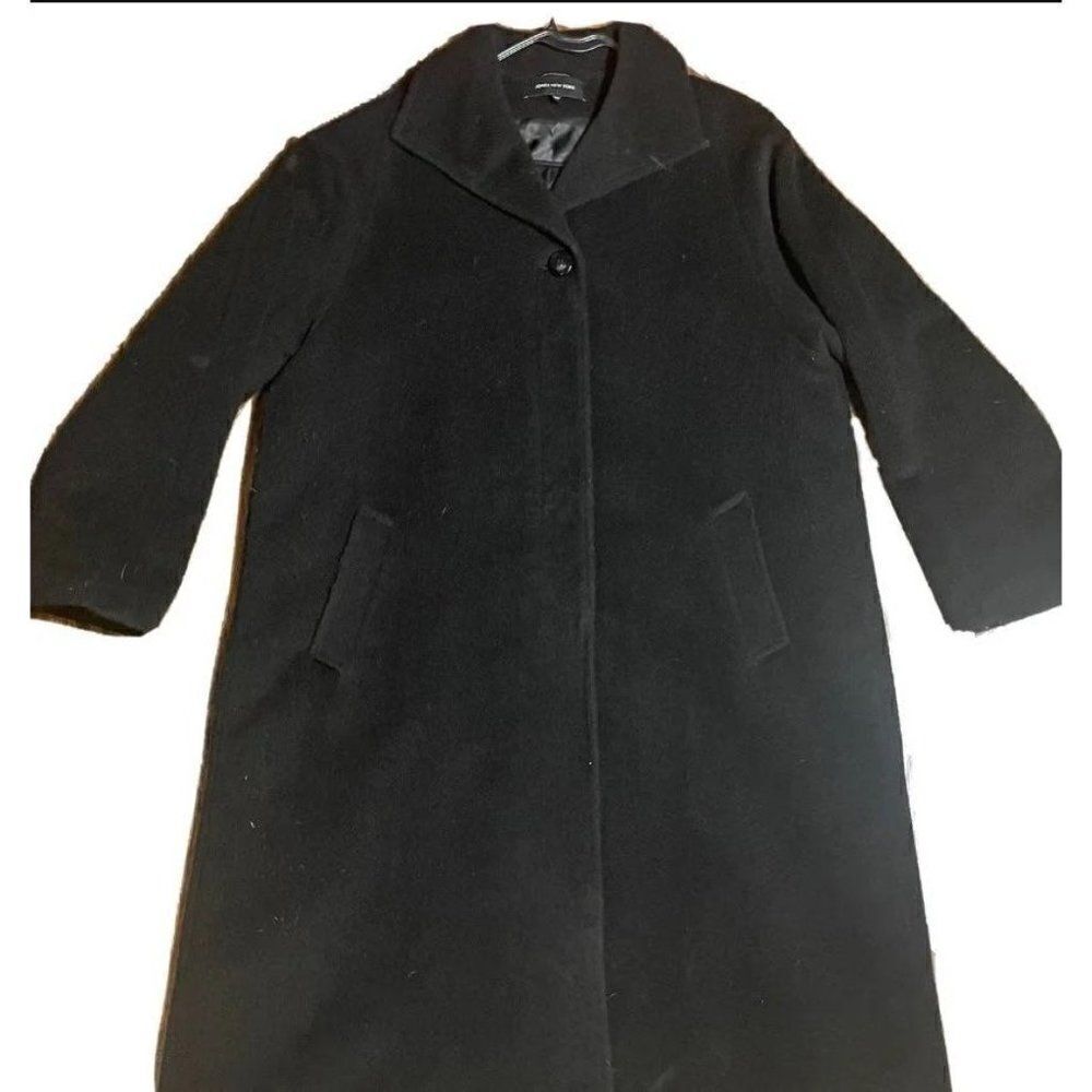 Vintage Jones New York Oversized Wool Alpaca Long Jacket 2XL